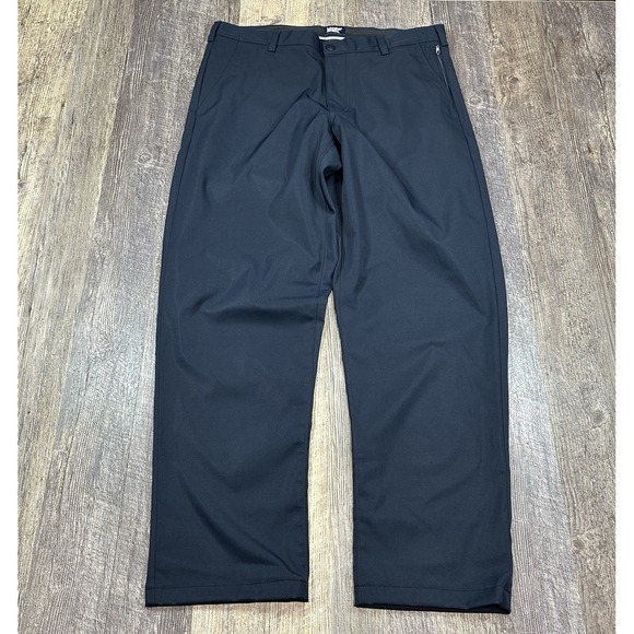 Lands End Men's Active Performance Chino Pants Navy Blue 36x30 Moisture Wicking - Picture 1 of 16